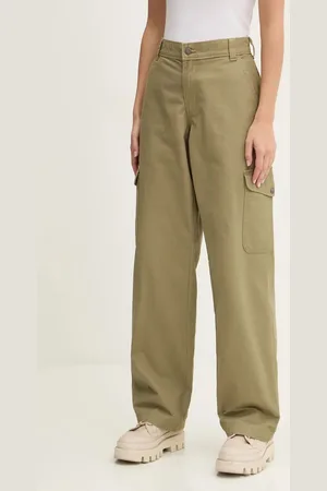 Dickies Bavlněné kalhoty DUCK CANVAS barva, jednoduché, medium waist, DK0A864S