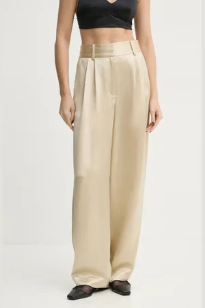 By Malene Birger Kalhoty dámské, barva, široké, high waist