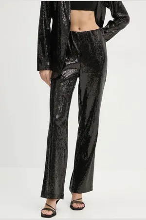Bruuns Bazaar Kalhoty dámské, barva, jednoduché, medium waist, BBW4072