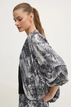 Diane von Furstenberg Sako barva, bez zapínání, DVFJS4S003