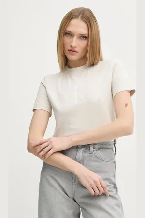 Calvin Klein Bavlněné tričko barva, J20J224983