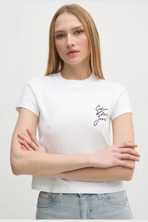 Calvin Klein Bavlněné tričko barva, J20J224984