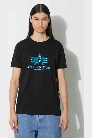 Alpha Industries Bavlněné tričko barva, s potiskem