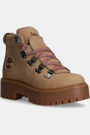 Timberland Nubukové workery Stone Street barva, na platformě, TB0A27VJEN31