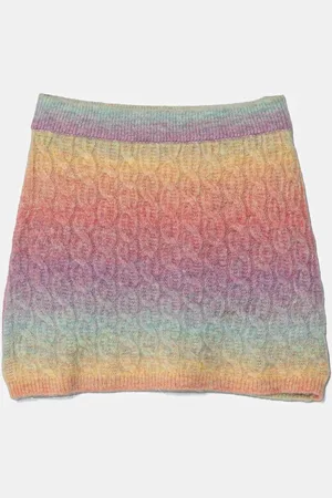 Benetton Sukně s příměsí vlny pro děti více barev, mini, 18N3C000F