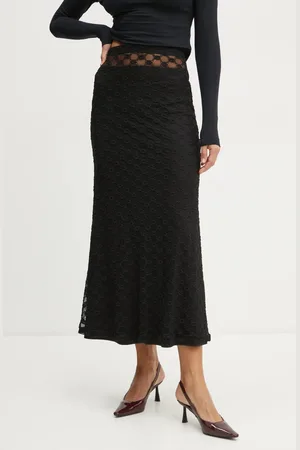 Bardot Sukně ADONI bílá barva, maxi, áčková, 59740SB