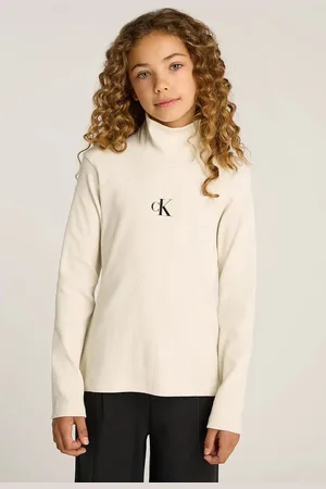 Calvin Klein Dětské tričko s dlouhým rukávem barva, s golfem, IG0IG02808