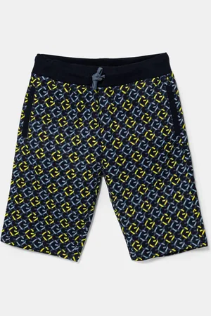 Guess Dětské bavlněné šortky tmavomodrá barva, nastavitelný pas, L5RD02 KA6R4