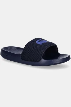 Lacoste Pantofle 48CMA0007 pánské, tmavomodrá barva, SERVE SLIDE 1.0 224 1 CMA