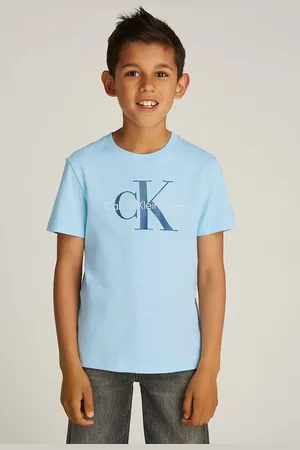 Calvin Klein Dětské bavlněné tričko 0 barva, s potiskem, IU0IU00676