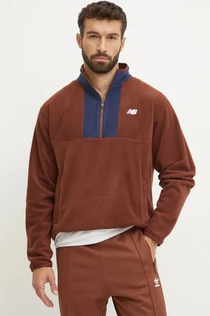 New Balance Fleecová mikina barva, s aplikací, MT43518ROK