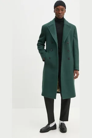 Drôle de Monsieur Vlněný kabát Le Manteau Laine barva, přechodný, dvouřadový, E-CT134-WO030-DGN