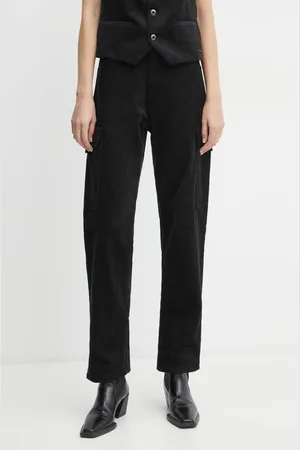 G-Star Manšestrové kalhoty barva, high waist, D25761-D727