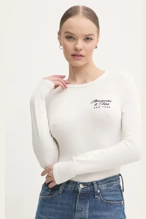 Abercrombie & Fitch Tričko s dlouhým rukávem barva, KI157-4309