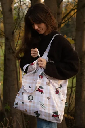 La Millou Taška WINTER COTTAGE Torba Shopper Bag L