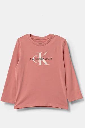 Calvin Klein Dětské tričko s dlouhým rukávem barva, IN0IN00005