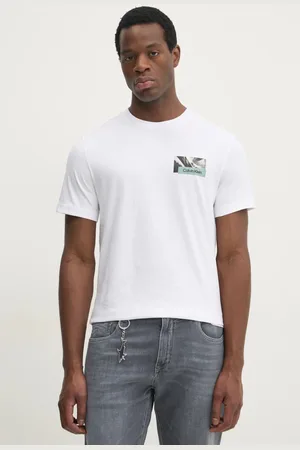 Calvin Klein Bavlněné tričko barva, s potiskem, K10K113799