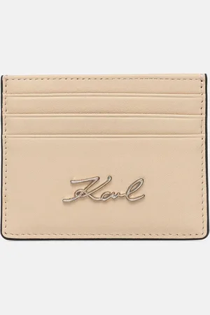Karl Lagerfeld Kožené pouzdro na karty barva, A1W32069