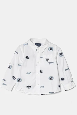 Guess Dětská bavlněná košile barva, N5RH07 WBHQ1