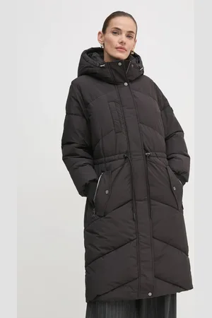 DKNY Bunda dámská, barva, zimní, oversize, DLEMPT46