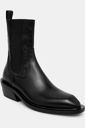 Fiorucci Kožené kotníkové boty dámské, barva, na podpatku, W01FMASH162LE03