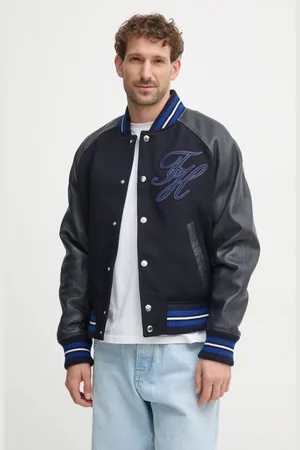 Tommy Hilfiger Bunda pánská, tmavomodrá barva, zimní, MW0MW37735