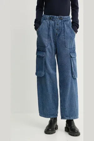 G-Star Bavlněné kalhoty barva, jednoduché, high waist, D25321-D759