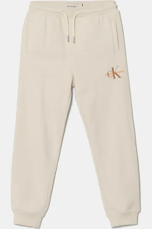 Calvin Klein Dětské bavlněné tepláky barva, IU0IU00285