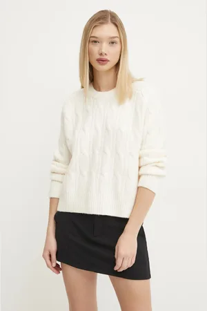Abercrombie & Fitch Svetr z vlněné směsi dámský, barva, hřejivý, KI150-4457