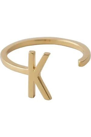 Design Letters Pozlacený stříbrný prsten 90601000K