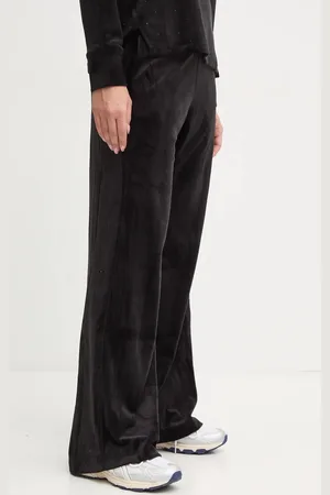 DKNY Velurové teplákové kalhoty barva, DP4P3539