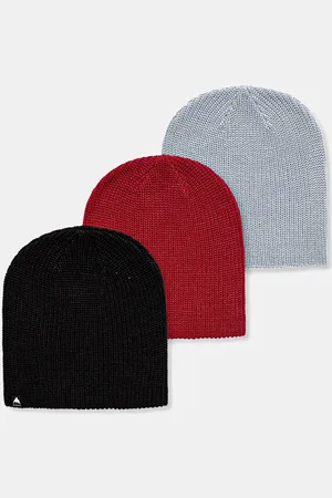 Burton Dětská čepice 3-pack barva, z tenké pleteniny, 234591