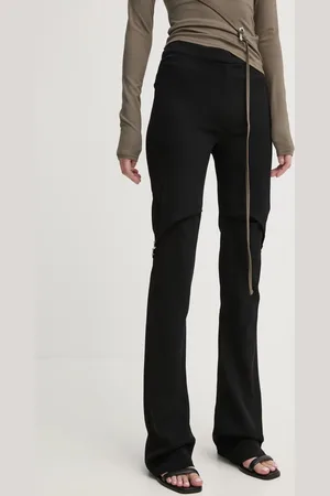 HELIOT EMIL Kalhoty dámské, barva, zvony, high waist, AW24.W.10.177.BLK01