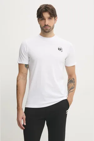 Karl Lagerfeld Bavlněné tričko barva, s aplikací, 500224.755710