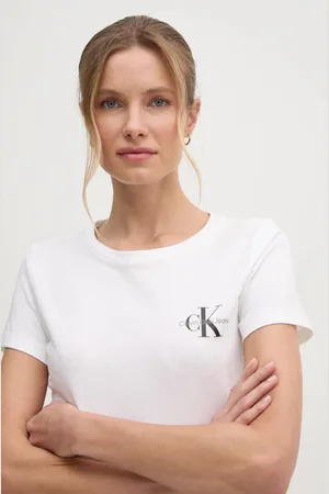 Calvin Klein Bavlněné tričko 2-pack žlutá barva, J20J219734