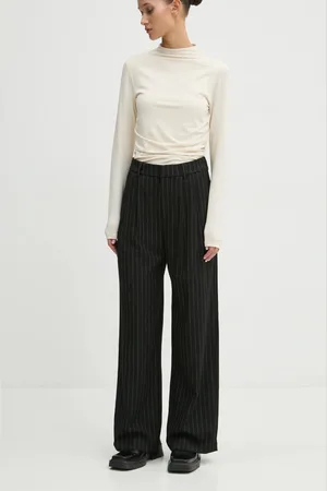 Hollister Kalhoty dámské, barva, jednoduché, high waist, KI356-4145