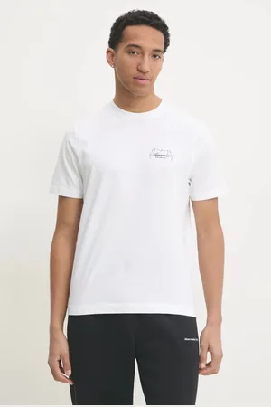 Abercrombie & Fitch Bavlněné tričko barva, s potiskem, KI123-4189