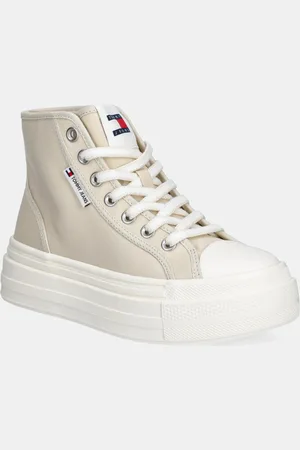 Tommy Hilfiger Kecky TJW FOXING FLATFORM SNEAKER HIGH dámské, barva, EN0EN02704