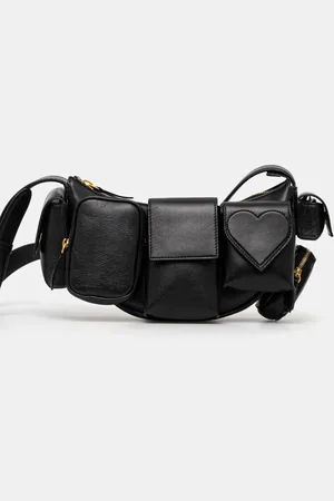 Fiorucci Kožená kabelka Leather Super Pocket Bag barva, U01FPABA123LE04BK01