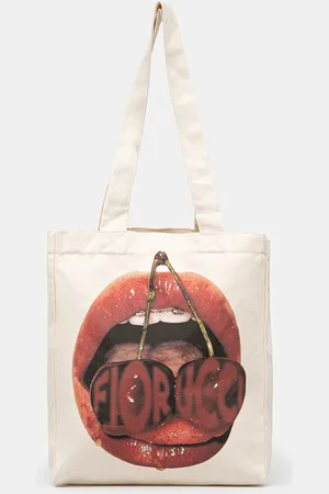 Fiorucci Bavlněná kabelka Mouth Print barva, U01FPABA207CO03WH02