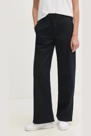 Pepe Jeans Džíny LOOSE ST PANTS HW MIDNIGHT dámské, high waist, PL204834