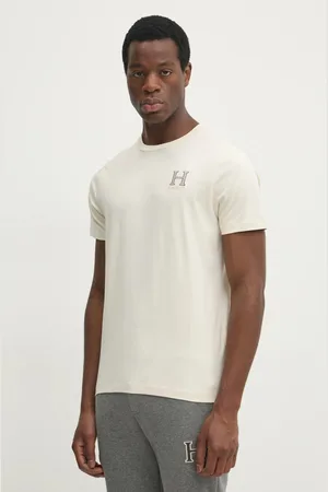 Hackett Bavlněné tričko barva, s aplikací, HM500858