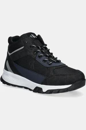 Calvin Klein Dětské sneakers boty tmavomodrá barva, V3B9-81087