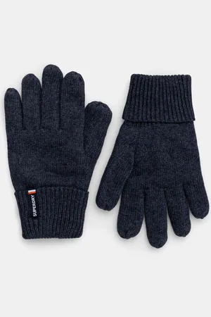 Superdry Bavlněné rukavice tmavomodrá barva, M9310076A-C2P