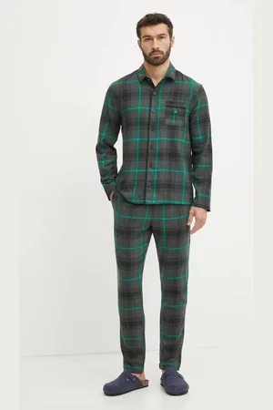 Benetton Bavlněné pyžamo barva, 43UL4P00A