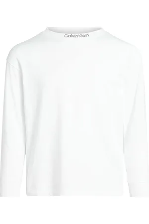 Calvin Klein Dětské bavlněné tričko s dlouhým rukávem barva, IB0IB02354