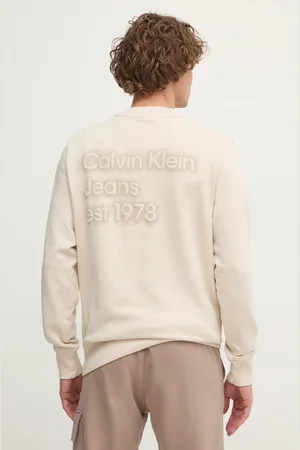 Calvin Klein Mikina pánská, barva, hladká, J30J327079