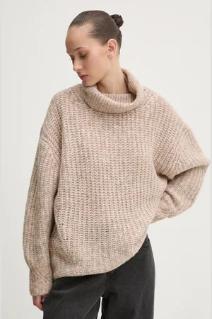 Superdry Svetr dámský, barva, hřejivý, s golfem, W6110582A-E4Z
