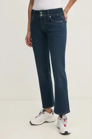 Pepe Jeans Džíny STRAIGHT JEANS LW VENUS dámské, high waist, PL204848ED7