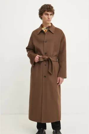 Nanushka Vlněný kabát LUCIAN barva, přechodný, NM24FWJK02678